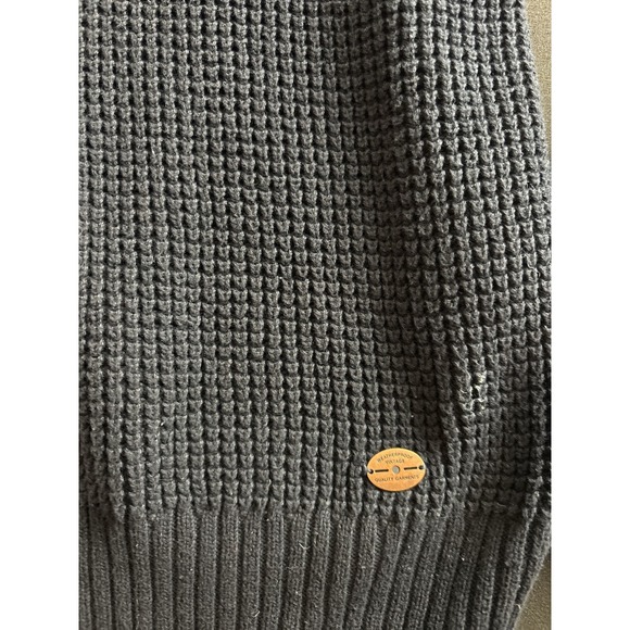 Mens Weatherproof Quarter Zip Sweater Black Mens Large - Picture 3 of 4